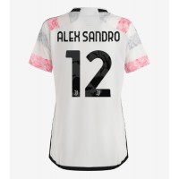 Juventus Alex Sandro #12 Auswärtstrikot Frauen 2023-24 Kurzarm